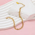 4MM 14K Gold Plated Curb Link Bracelet