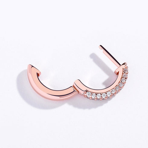 VVS Jewelry S925 Silver Hoop Earrings