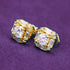 Baguette Halo VVS Moissanite Stud Earrings