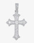 Iced Out Moissanite Cross Pendant