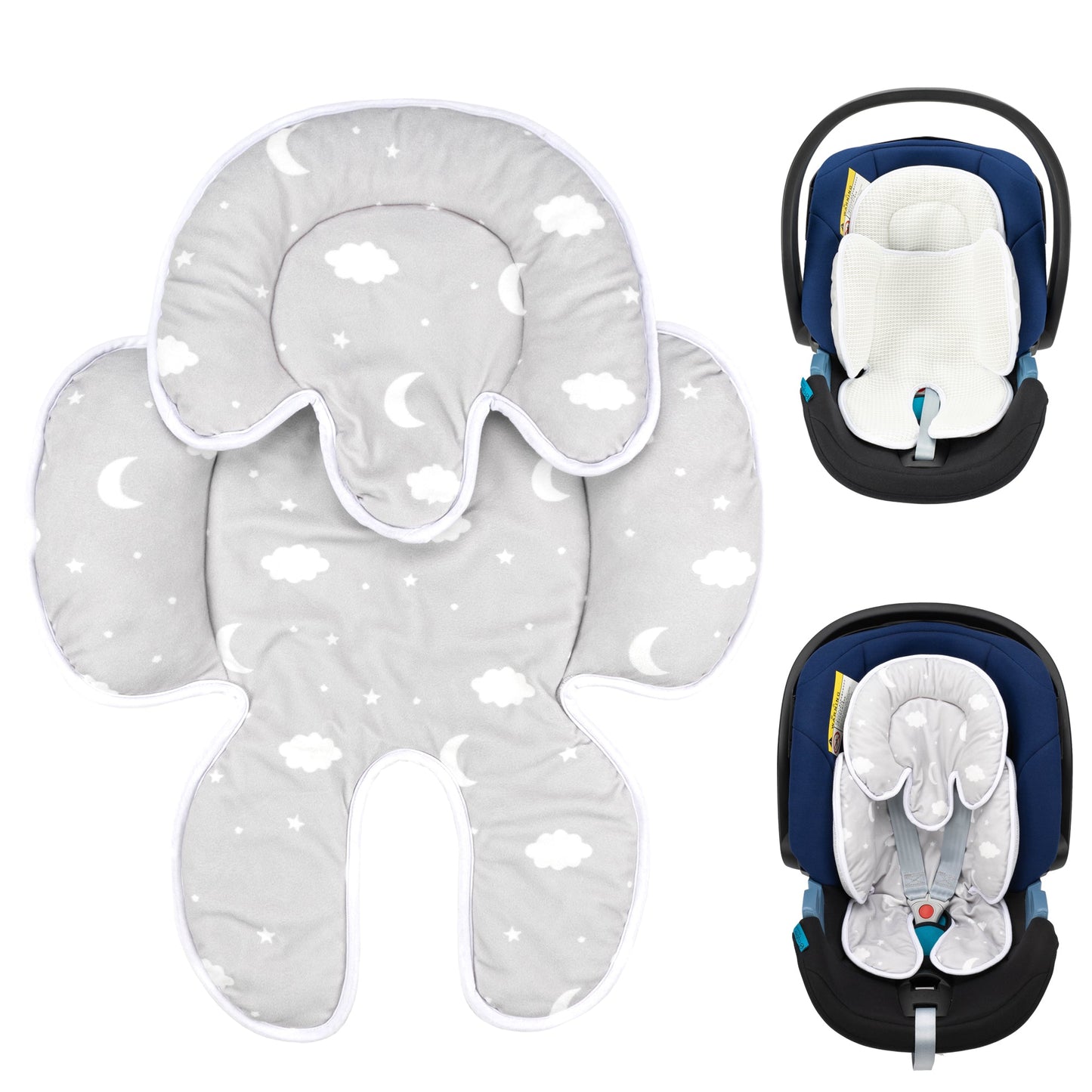 Detachable 2-in-1 Multi-Functional Baby Car Seat Support Newborn to Toddler