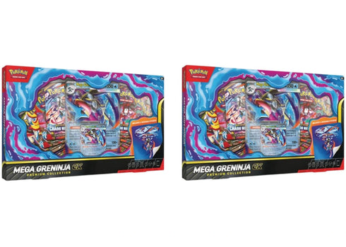 2026 Pokémon Mega Evolution Mega Greninja Ex Premium Collection 2x Lot