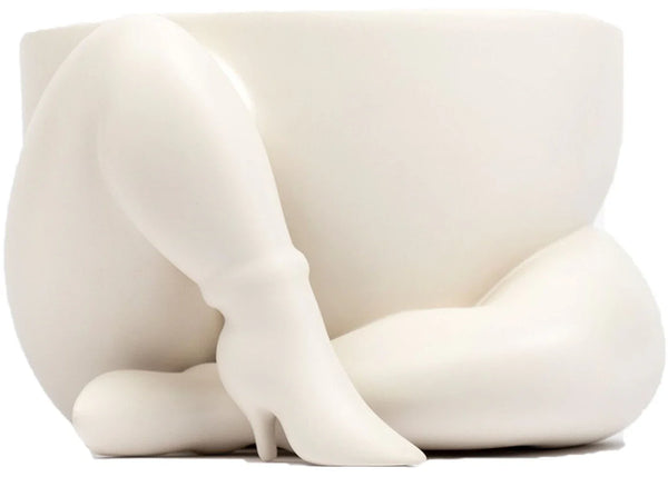 Parra x Case Studyo "A High Heeled Two Legged Planter" White