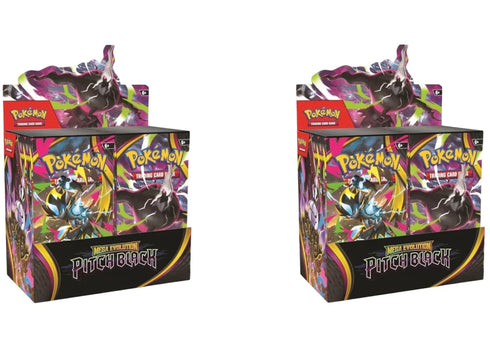 2026 Pokémon Mega Evolution Pitch Black Booster Box 2x Lot