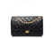 Chanel Reissue 2.55 Classic Double Flap Quilted Aged 226 Black