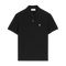 Polo Noir Manches Courtes Ami De Coeur en Coton