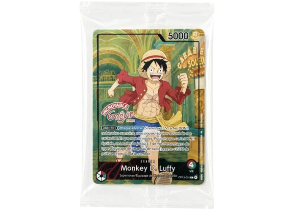 2026 Bandai One Piece Monkey D. Luffy Musée Grévin Paris Special Promo (French) OP13-001 Ungraded