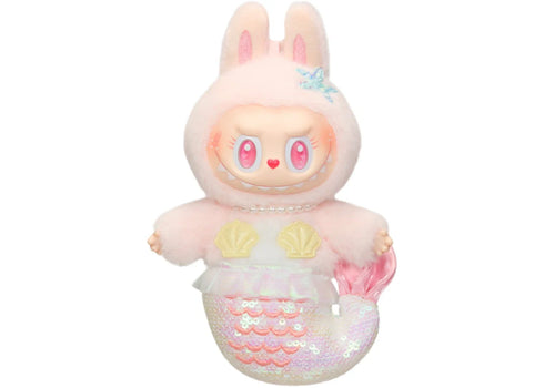 Pop Mart The Monsters De Vliegende Labubu Series Mermaid Mokoko Vinyl Plush Hanging Card
