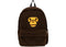 BAPE Baby Milo Sherpa Fur Medium Backpack Brown