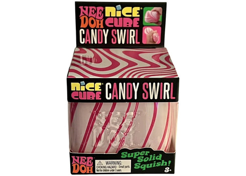 NeeDoh Candy Swirl Nice Cube Squishy Fidget Toy