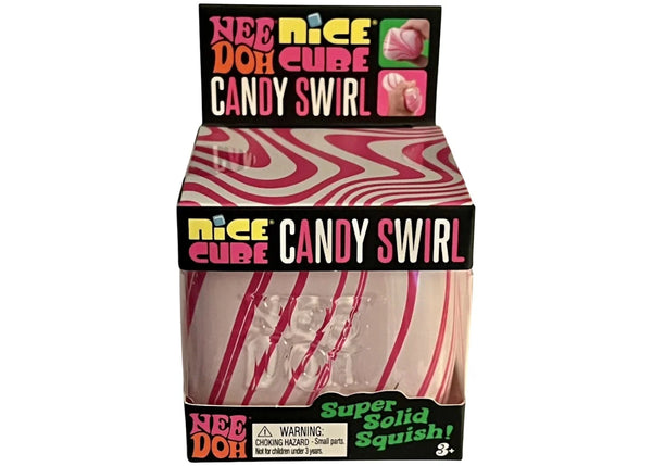 NeeDoh Candy Swirl Nice Cube Squishy Fidget Toy