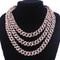 12mm Two Tone Miami Cuban Chain and FREE Bracelet