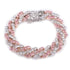 12mm Two Tone Miami Cuban Chain and FREE Bracelet