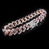 12mm Two Tone Miami Cuban Chain and FREE Bracelet