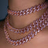 Pink Cuban Choker Chain
