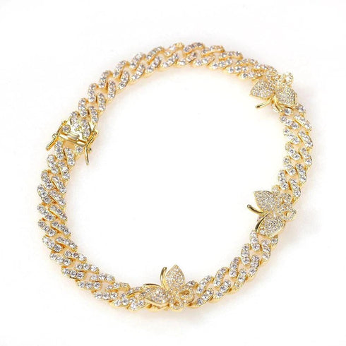 Butterfly Bae Cuban Anklet