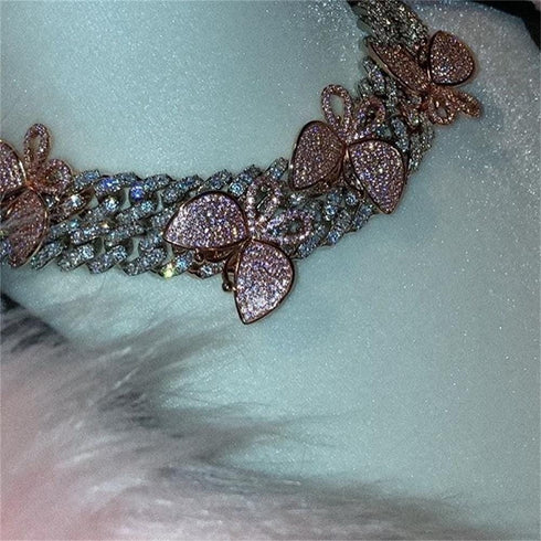 Paris Mini Cuban Link Choker Chain