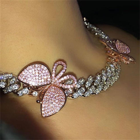Paris Mini Cuban Link Choker Chain