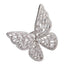Adjustable Silver Butterfly Ring