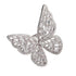 Adjustable Silver Butterfly Ring