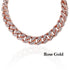 20mm Women's Diamond Cuban Link Choker Chain