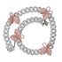 12MM Miami cuban link chain pink butterfly choker