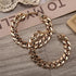 Vintage Cuban Hoop Earrings