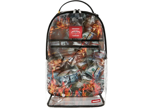 Sprayground Stay Up Clear Backpack Clear