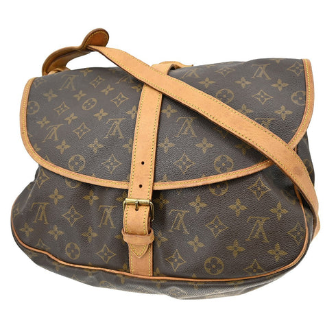 Saumur Handbag Monogram Canvas 35