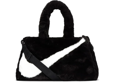 Nike Faux Fur Tote Bag Black