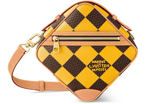Louis Vuitton Chess Messenger Bag Damier Pop Jaune Mat