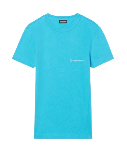 Le t-shirt Brodé Bleu Jacquemus