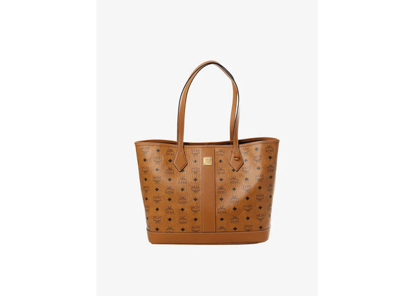 MCM Liz Vi Shopper Medium Cognac Bag Cognac