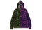 BAPE Color Camo Shark Full Zip Hoodie (FW22) Green Purple