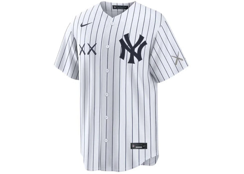 KAWS Nike MLB Stadium New York Yankees Jersey White/Blue