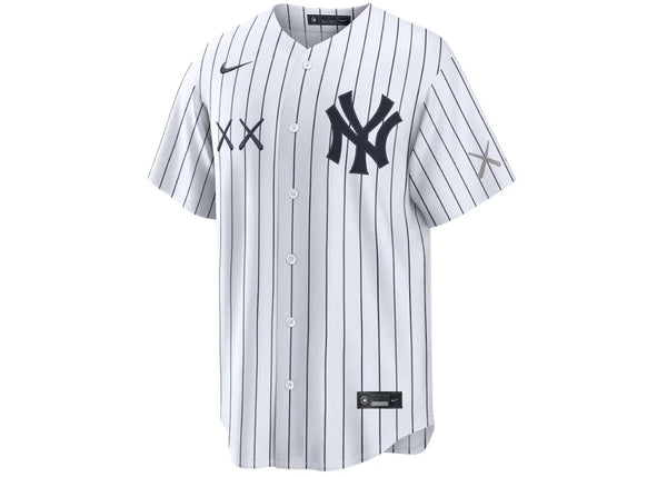 KAWS Nike MLB Stadium New York Yankees Jersey White/Blue