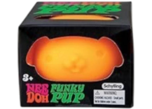 NeeDoh Funky Pup Squishy Fidget Toy Orange