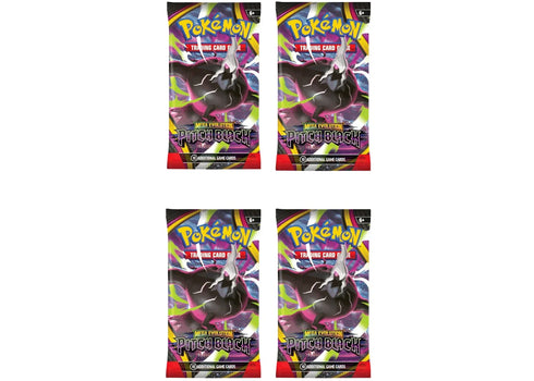2026 Pokémon Mega Evolution Pitch Black Booster Pack (Random Pack Art) 4x Lot