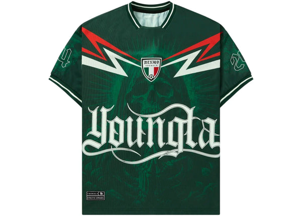 YoungLA x International Football Mexico Soccer Jersey Green