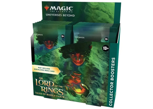 Magic: The Gathering TCG The Lord of The Rings Tales of Middle-Earth Collector Booster Box 12 Packs (180 Cards + Topper)