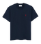 T-shirt Bleu Marine Ami de Coeur Rouge en Coton