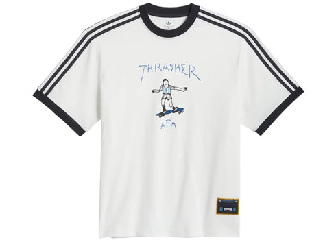adidas x Thrasher Argentina Gonz Ringer T-shirt White