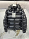 Moncler Black Hooded Puffer Coat