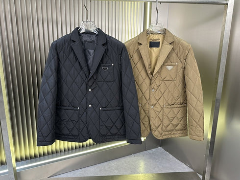 Prada Diamond-Quilted Padded Jacket