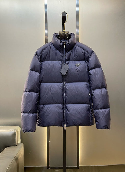 Prada Quilted Stand-Collar Puffer Jacket