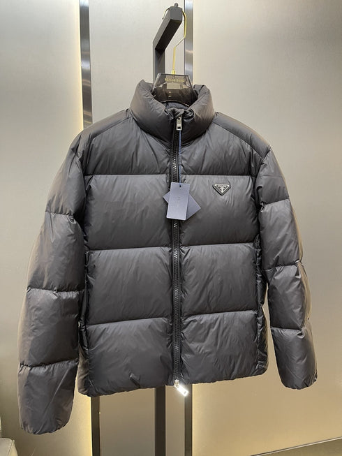 Prada Quilted Stand-Collar Puffer Jacket