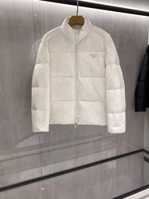 Prada Quilted Stand-Collar Puffer Jacket