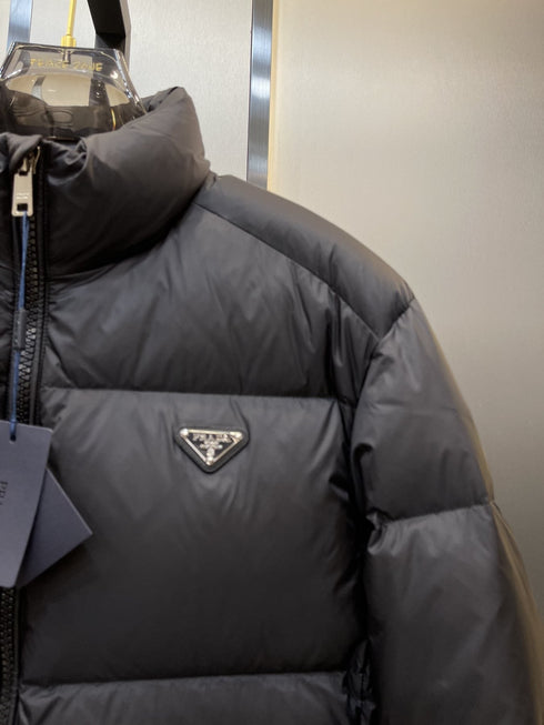 Prada Quilted Stand-Collar Puffer Jacket