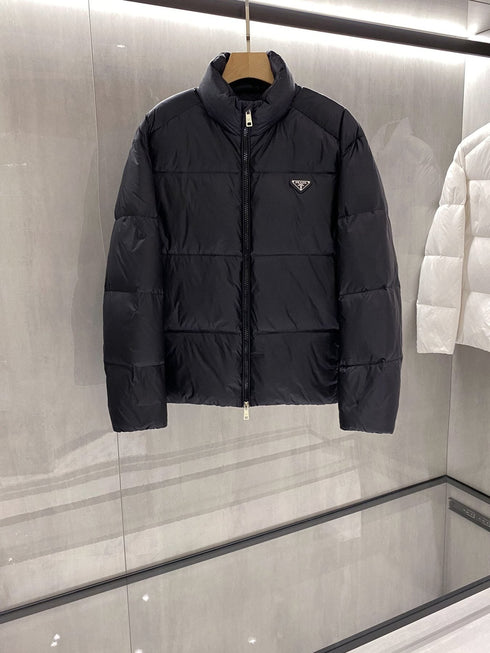 Prada Quilted Stand-Collar Puffer Jacket