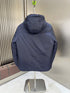 Prada Hooded Puffer Jacket with Triangle Chest Badge